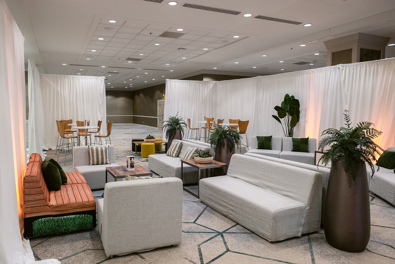 Day 1 Furniture in the CORT Lounge at 2024 NACE Experience Conference