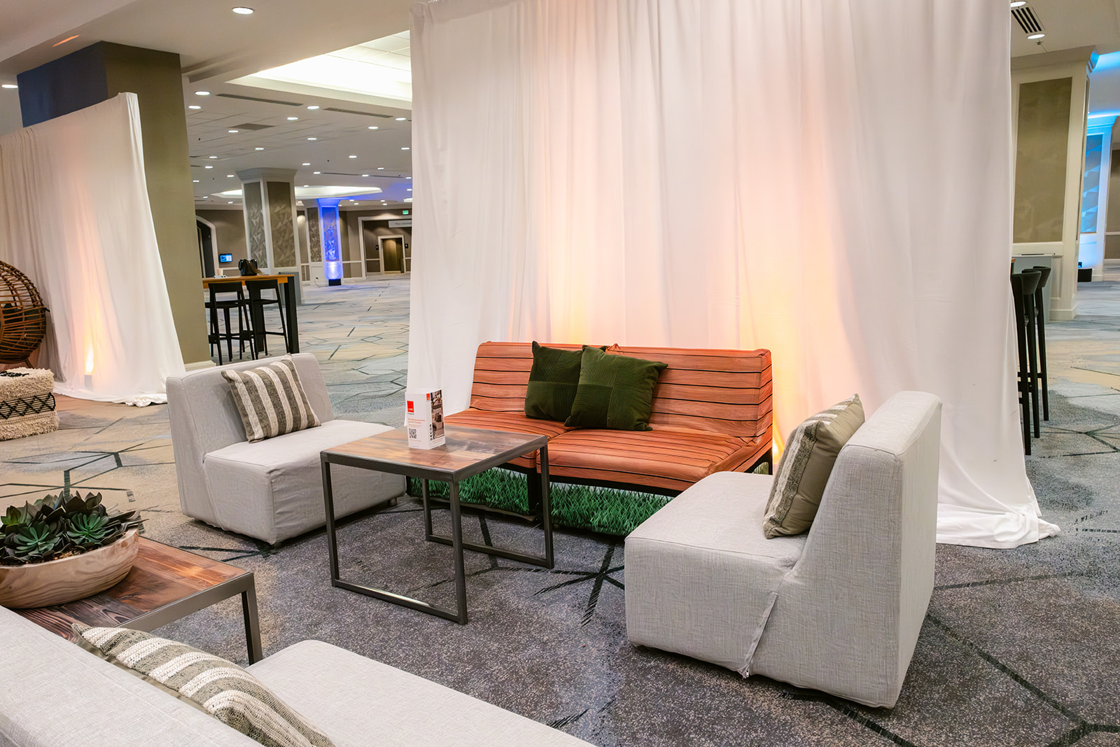 Day 1 Furniture in the CORT Lounge at 2024 NACE Experience Conference