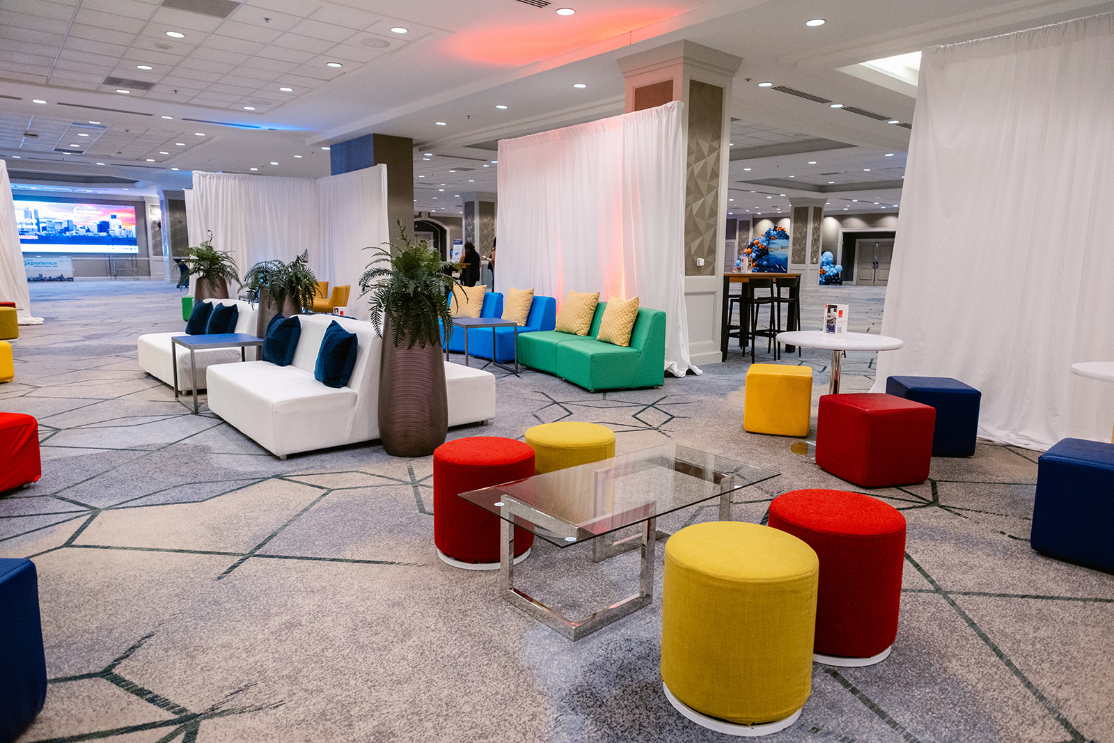 Day 2 Furniture in the CORT Lounge at 2024 NACE Experience Conference