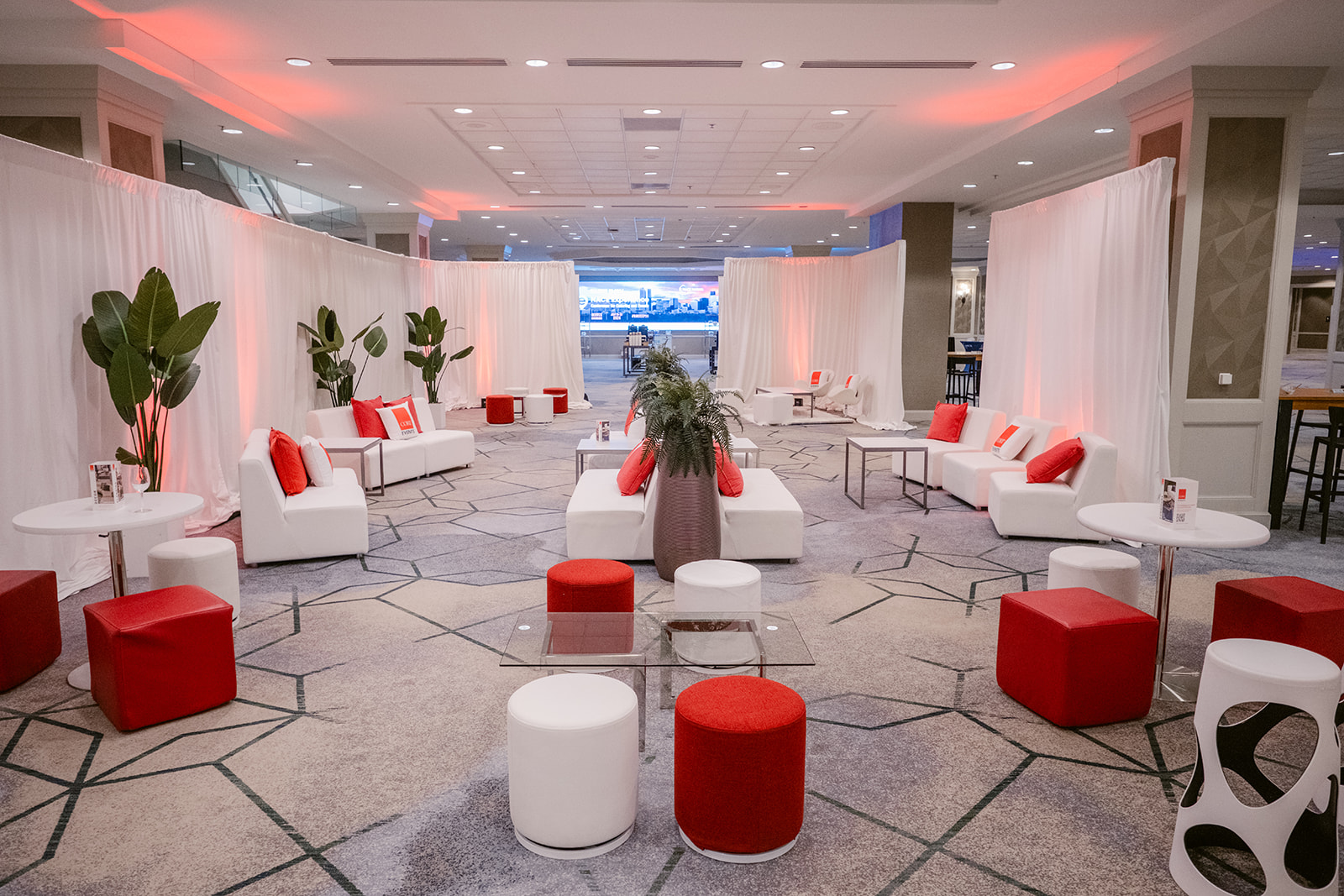 Day 3 Furniture in the CORT Lounge at 2024 NACE Experience Conference
