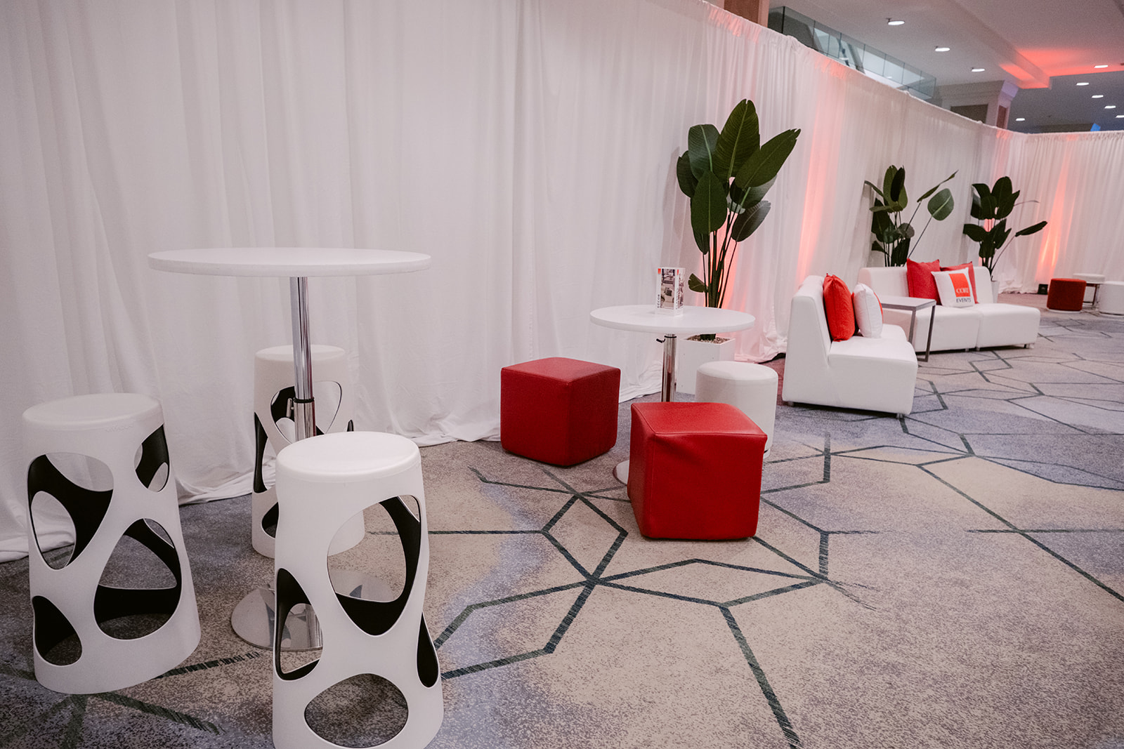 Day 2 Furniture in the CORT Lounge at 2024 NACE Experience Conference