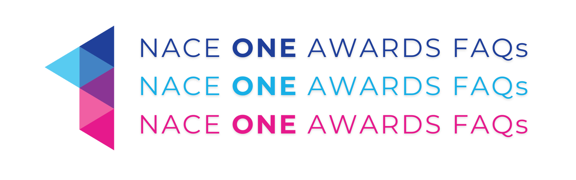 ONE AWARDS Banner Website FAQs Page