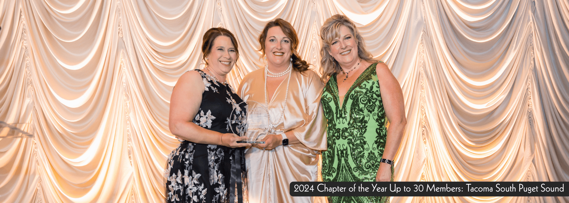 2024 Chapter of the Year up to 30 Members Winner Tacoma South Puget Sound. Photo by Front Room Studios.